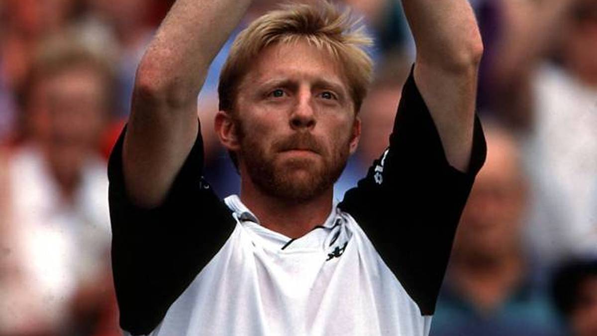 Boris Becker nach seinem letzten Wimbledon-Match 1999 gegen Patrick Rafter