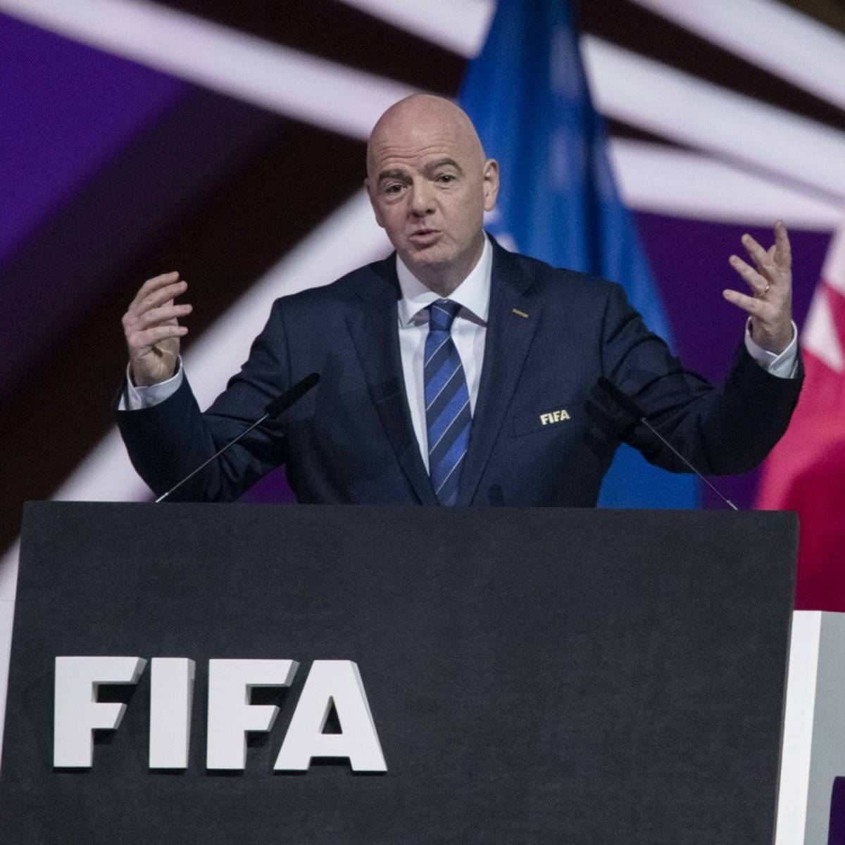 FIFA-Präsident Gianni Infantino hat die Kritik an WM-Gastgeber Katar erneut zurückgewiesen.