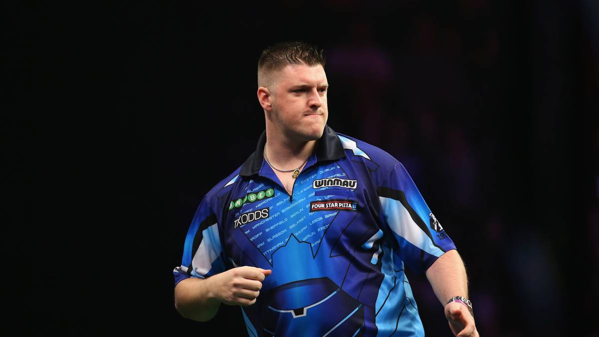 DARYL GURNEY: Auch "Super Chin" hat sich bereits in die Spitze des Darts-Sports katapultiert. Der Nordire gilt als vergleichsweise ruhiger Vertreter unter den Darts-Profis