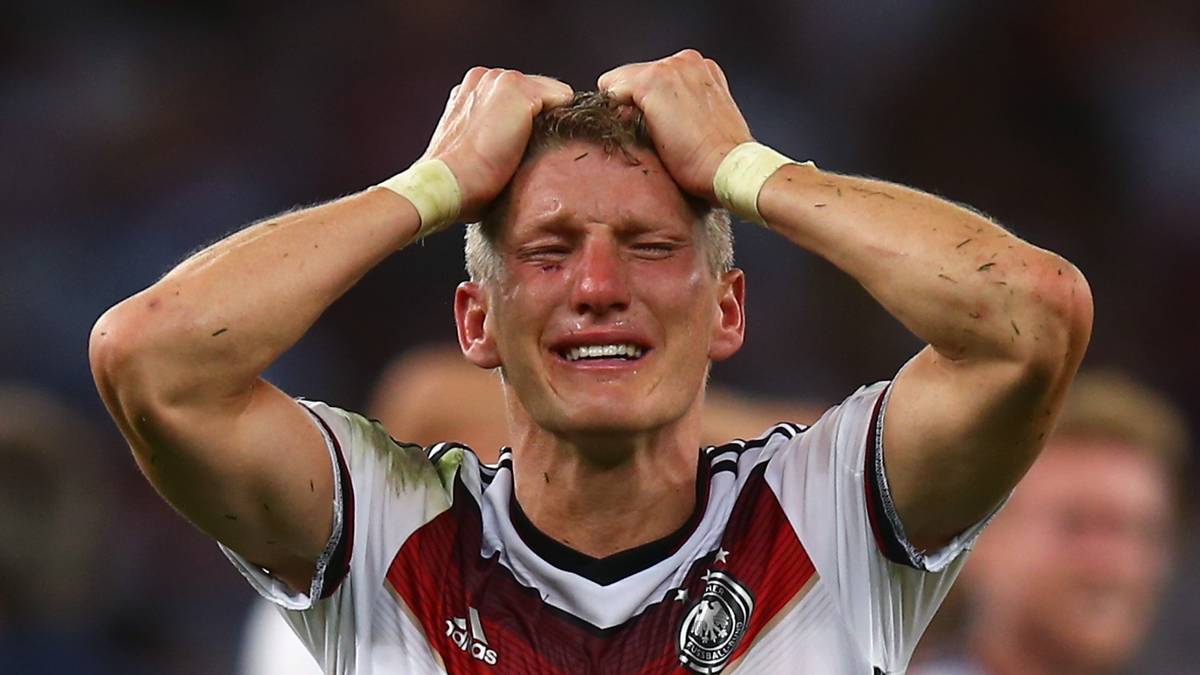 Bastian Schweinsteiger wurde nach dem WM-Finale 2014 von seinen Emotionen übermannt