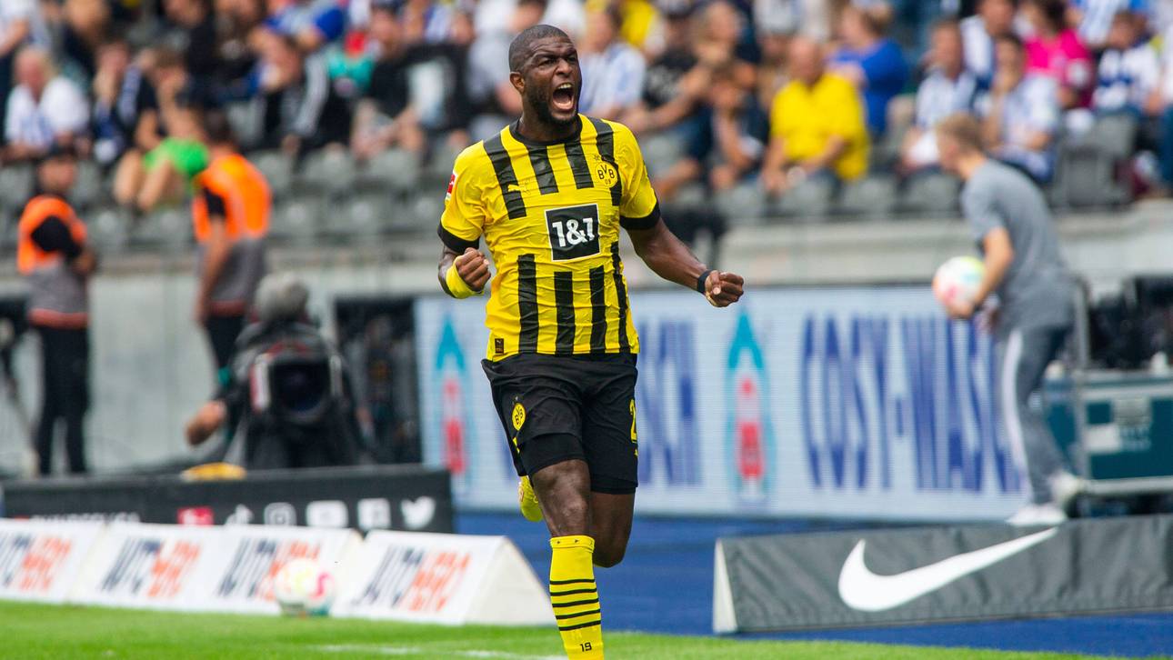 Anthony Modeste schoss gegen Hertha sein erstes Tor für den BVB