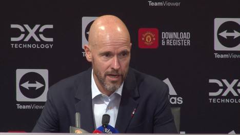 Nach einem gelungenen Debüt des Neuzugangs Antony spricht Manchester-United-Trainer Erik ten Hag über seinen neuen Schützling.