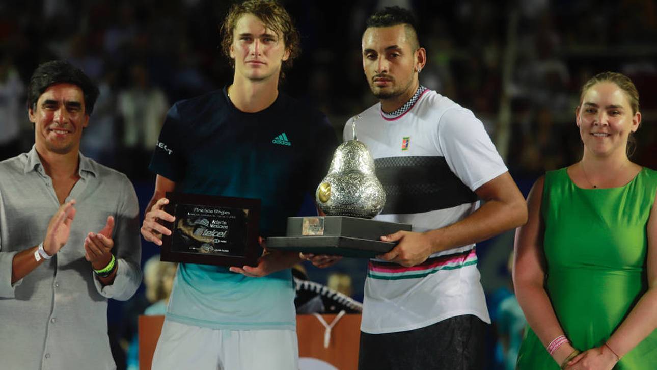 Nick Kyrgios gewann das letzte Duell mit Alexander Zverev 2019 in Acapulco