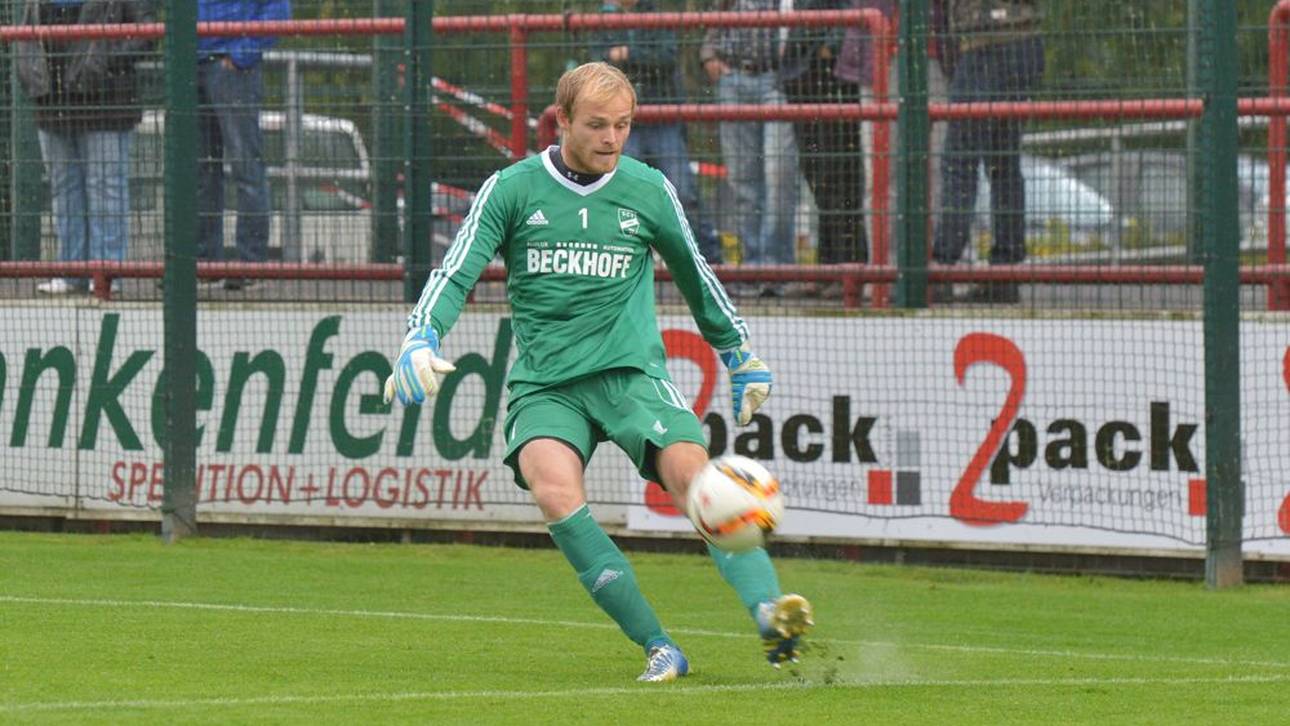 Sebastian Lange 2015 als Torhüter beim SC Verl