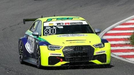Antti Buri gewann im Audi RS3 LMS das erste Rennen der TCR Germany in Most
