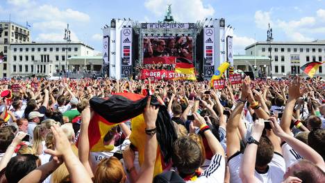 Bereits bei der WM 2014 war die Fanmeile in Berlin gut besucht