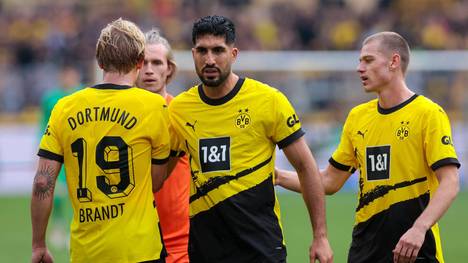 Vor dem Duell mit Eintracht Frankfurt steht bei Borussia Dortmund der Einsatz von gleich mehreren Leistungsträgern auf der Kippe. 