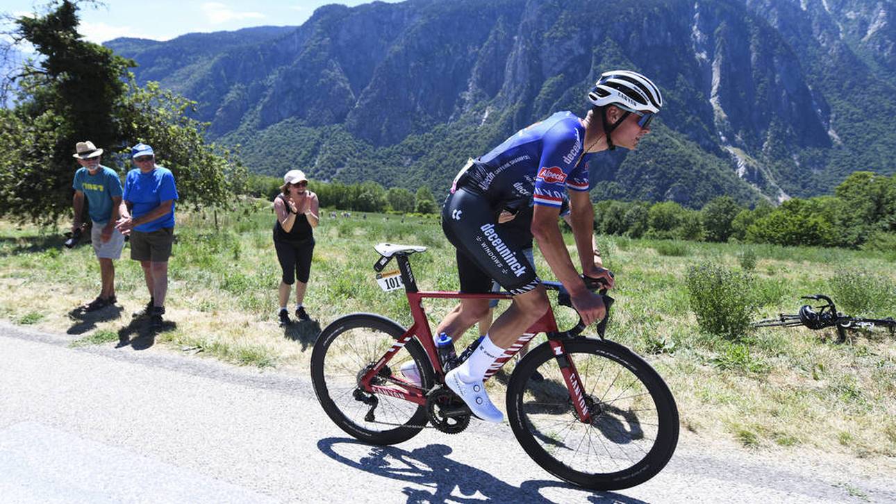 Etappensieger gibt entkräftet auf