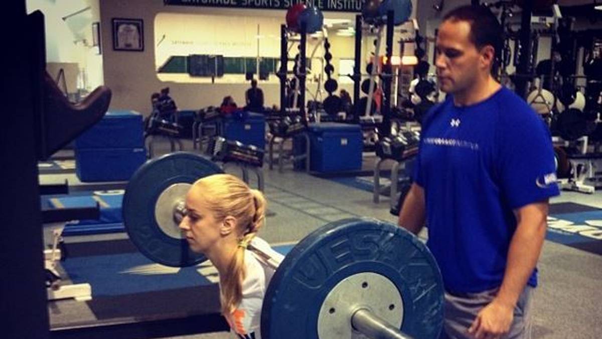 Was JJ Watt kann, kann Sabine Lisicki schon lange. Die Tennis-Spielerin präsentiert sich stets mit großem Trainingsfleiß