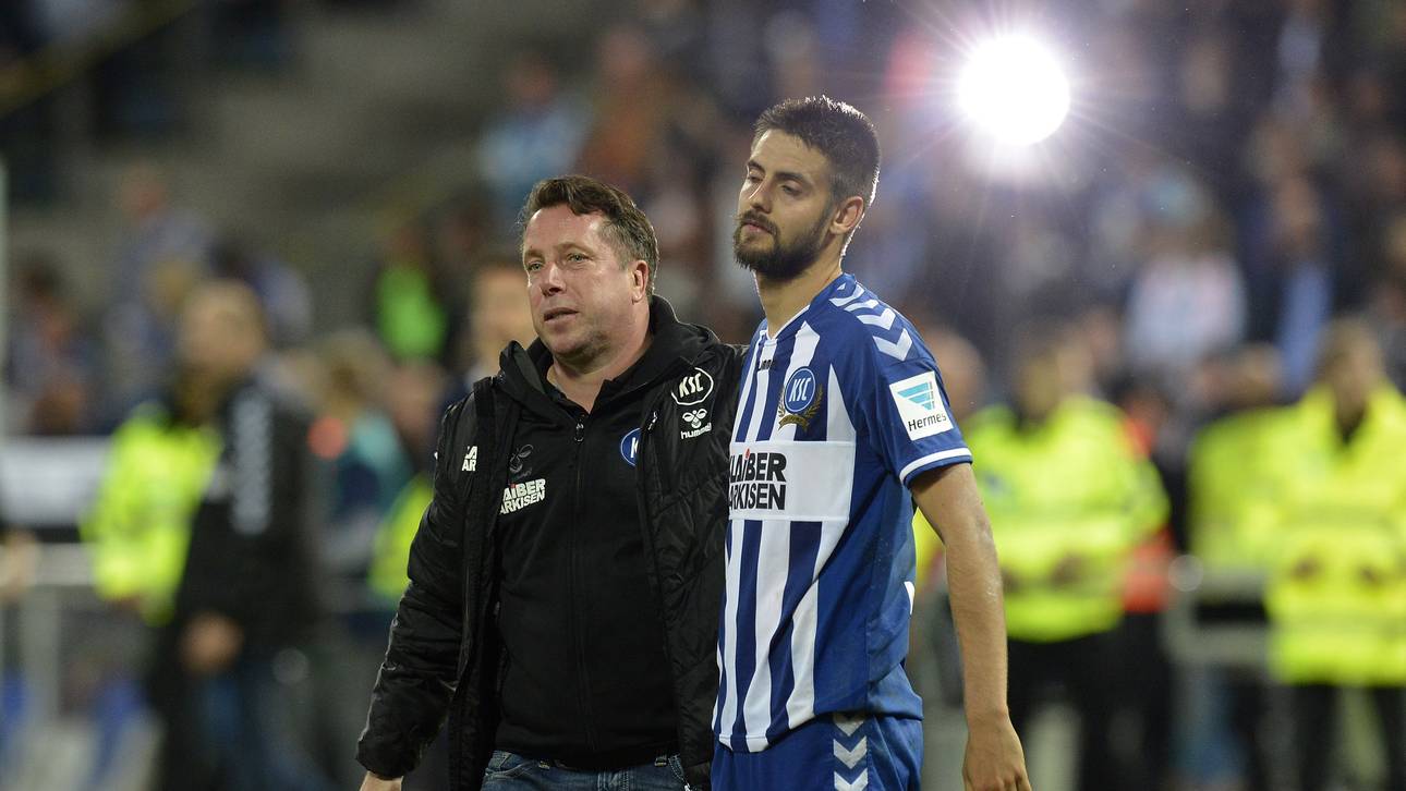 Markus Kauczinski scheiterte vergangene Saison mit dem KSC gegen den HSV in der Relegation