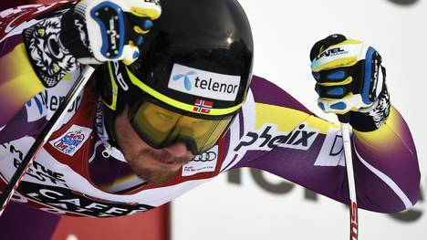 Der Ski-Rennfahrer Kjetil Jansrud ist bereit für den Start