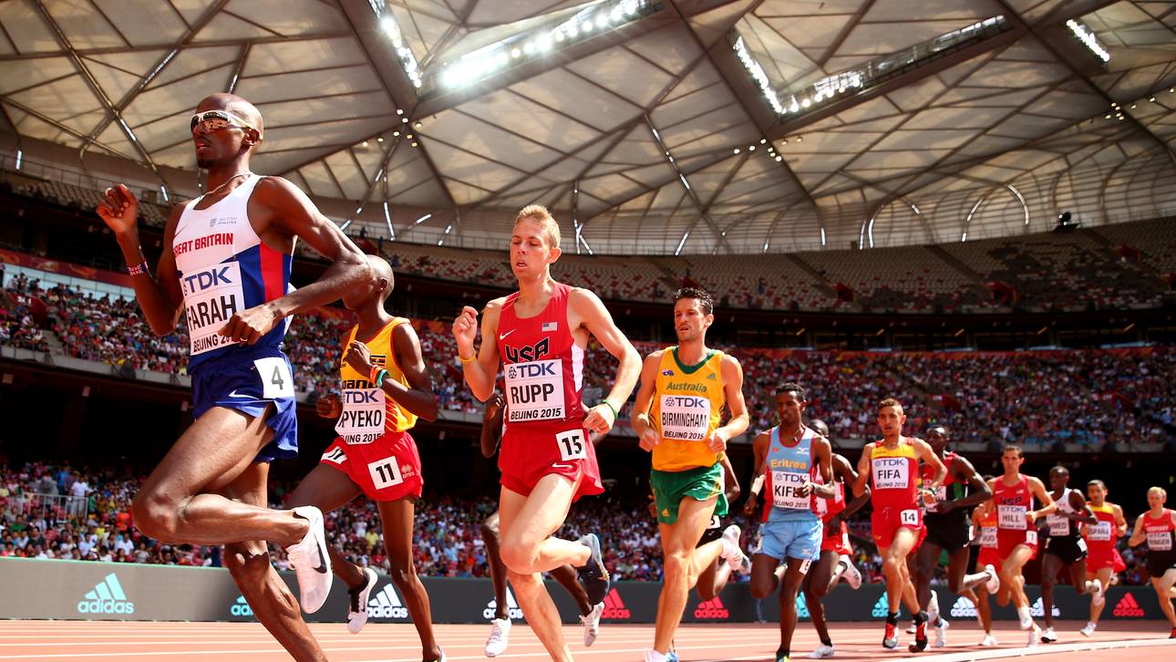 Farah und Ringer im 5000m-Finale