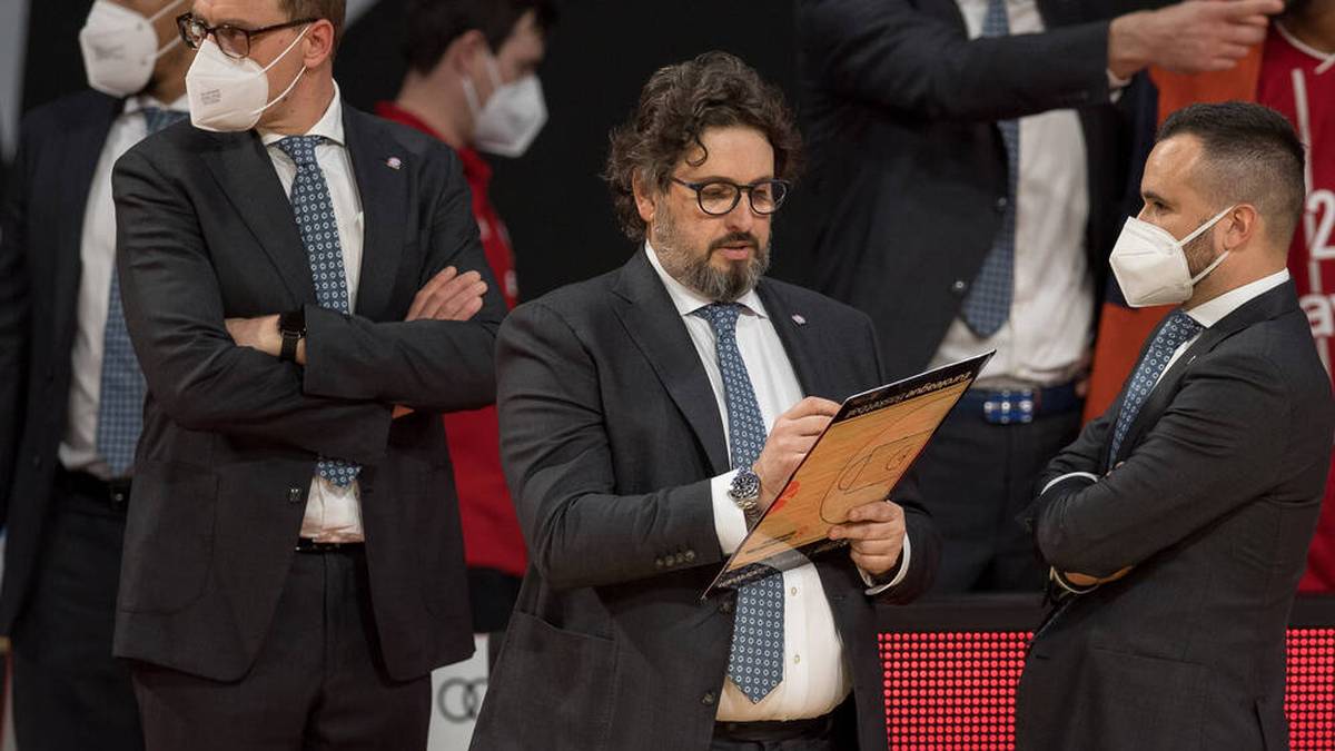 Raus in der Basketball-Euroleague mit dem FC Bayern München: Coach Andrea Trinchieri