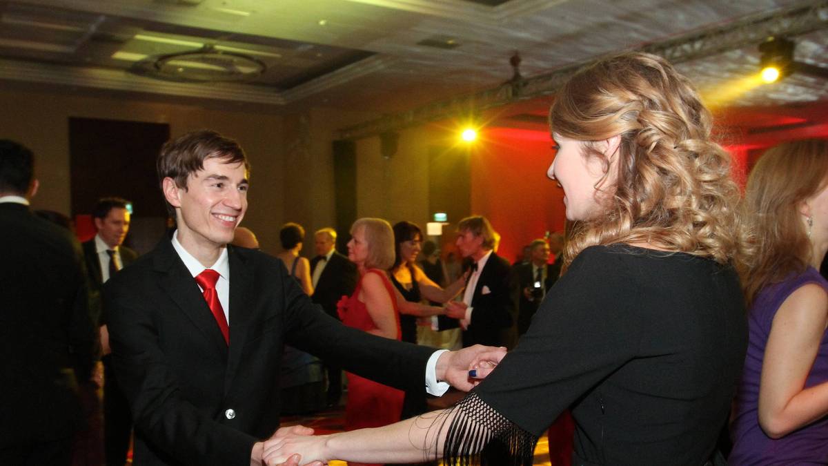 Auf dem Parkett machen die beiden ebenfalls eine gute Figur