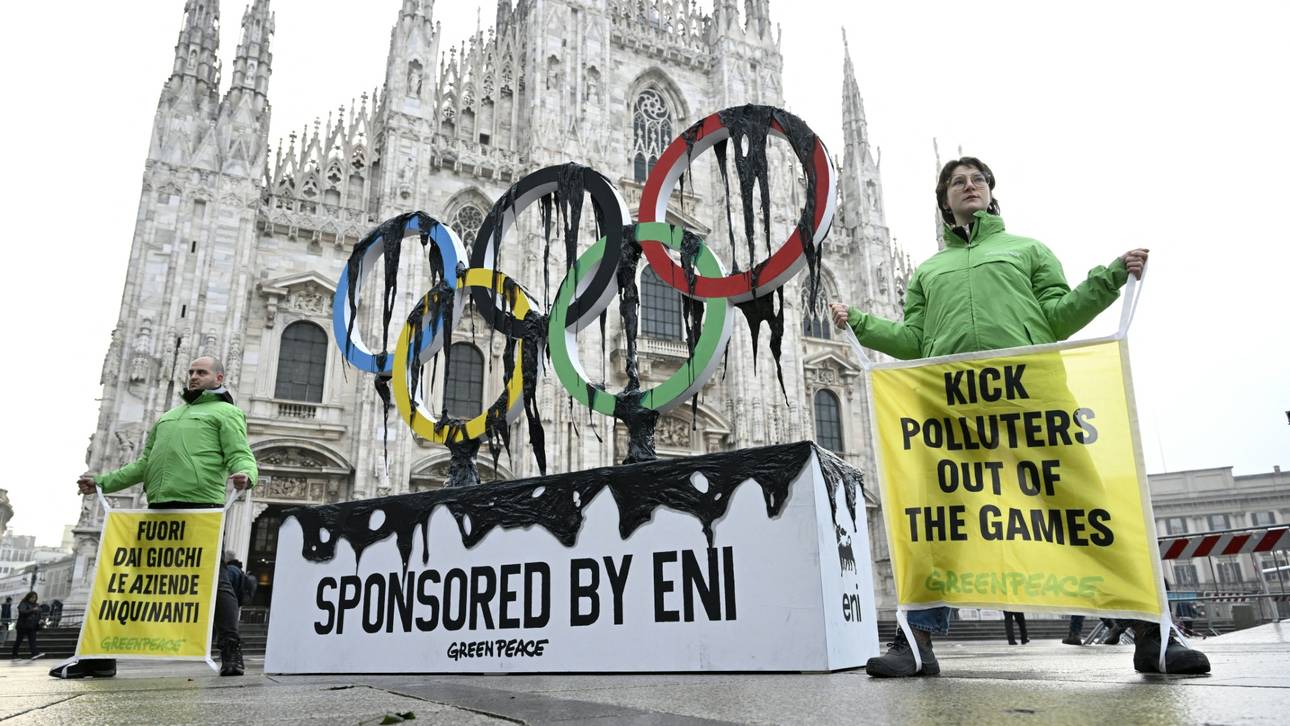 Greenpeace mit Olympia-Protest