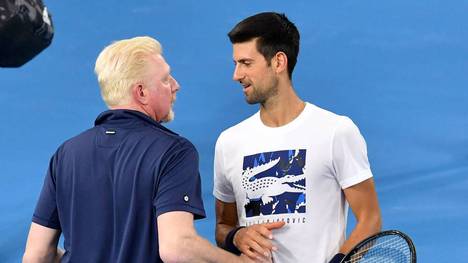 Boris Becker (l.) und Novak Djokovic waren drei Jahre lang ein erfolgreiches Team