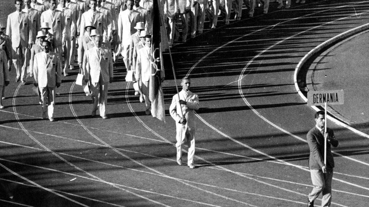 1960 in Rom: Springreiter Fritz Thiedemann (gesamtdeutsche Mannschaft)