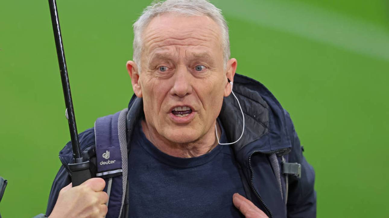 TV-Experte und Ex-Freiburg-Trainer Christian Streich wütete über den Rasen