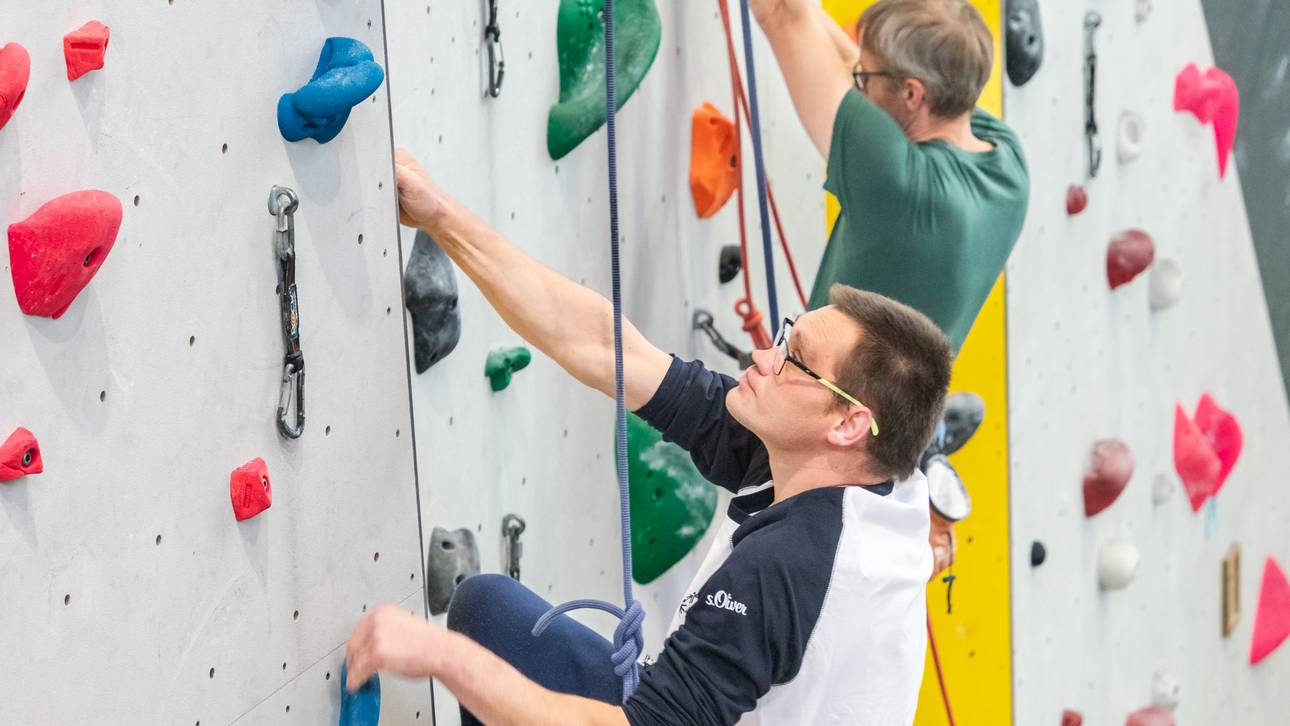 Klettern feiert seine Premiere