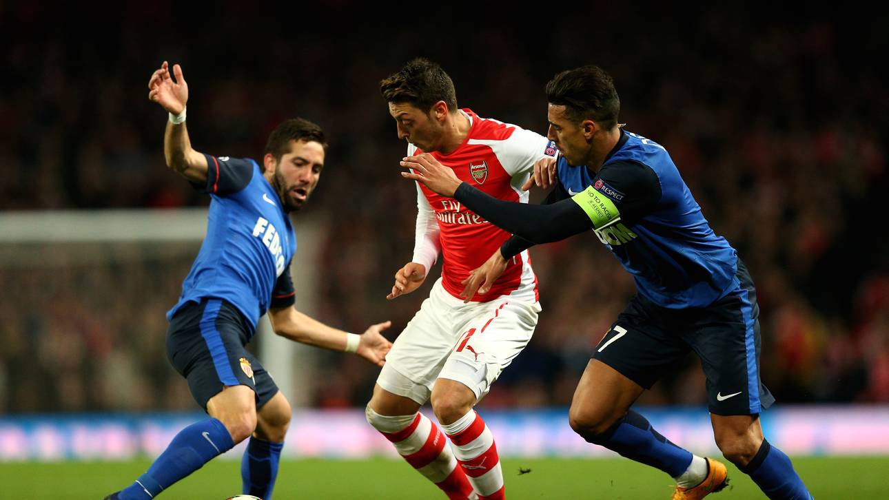 FC Arsenal-AS Monaco FC-Mesut Özil