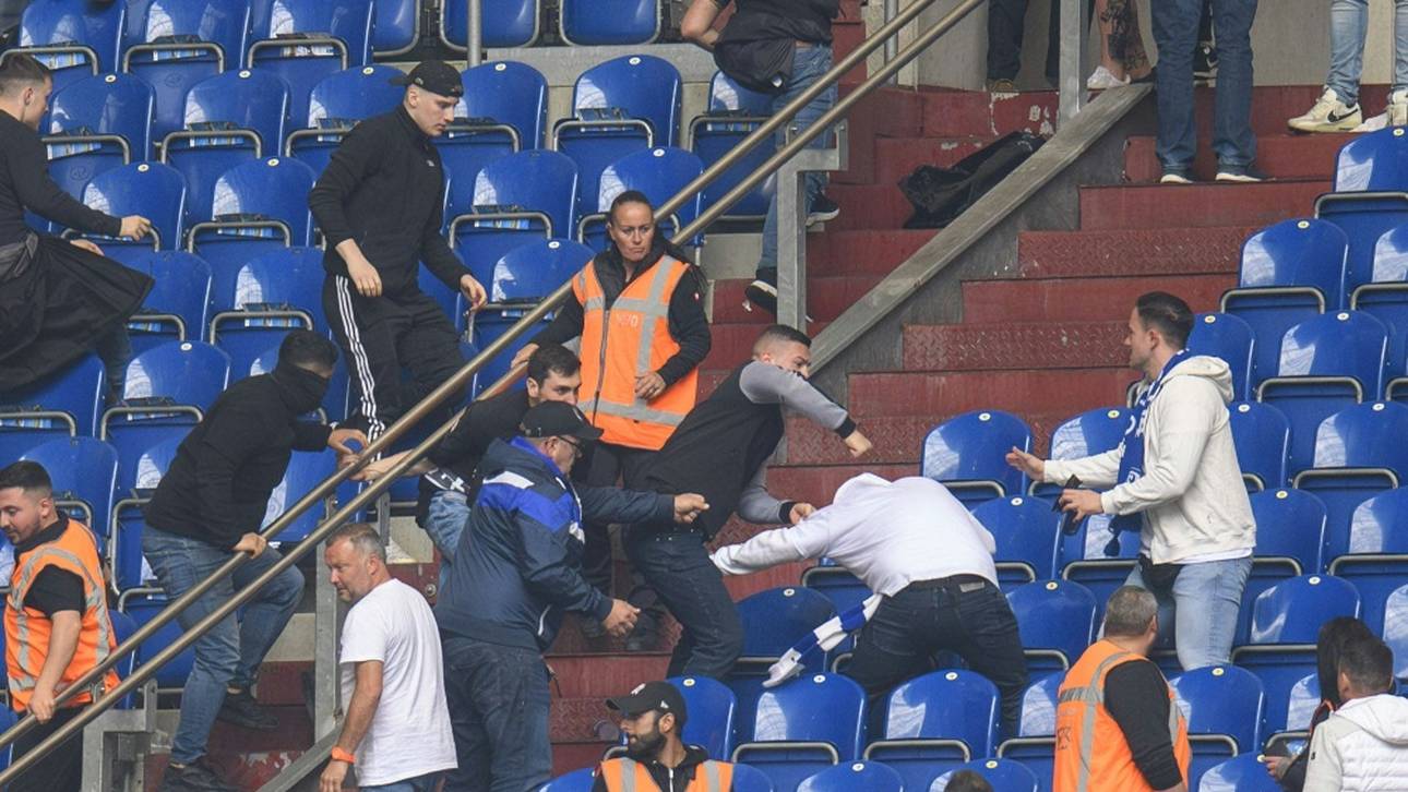 Frankfurter provozieren Schalke-Fans