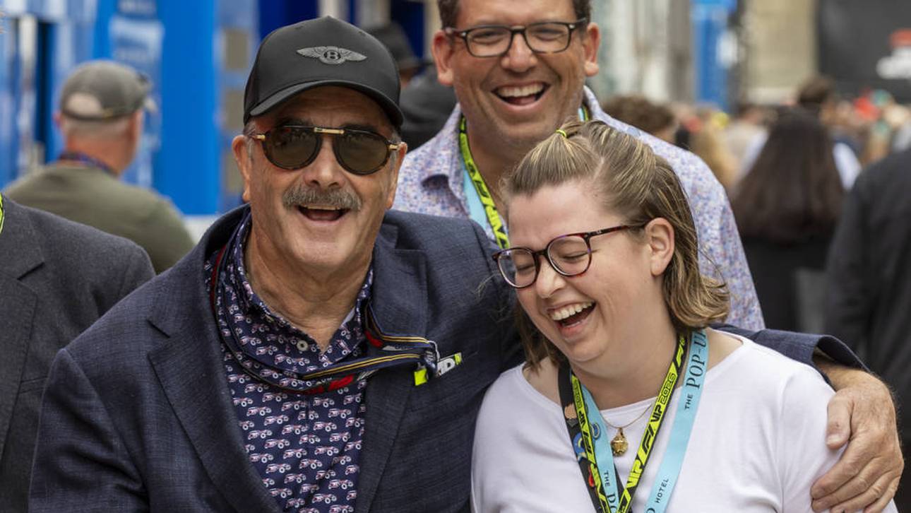 Nigel Mansell bei einem Besuch an alter Wirkungsstätte in Silverstone 2026