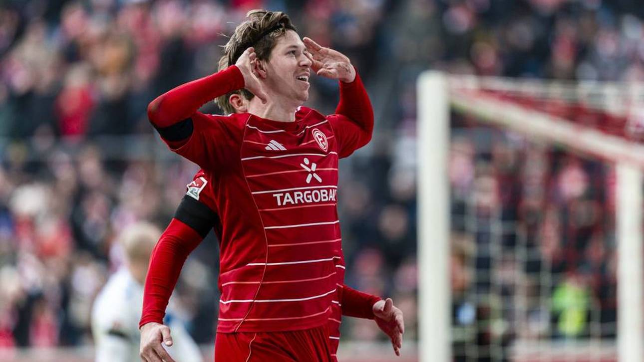 Cedric Itten schnürte gegen Magdeburg spät den Doppelpack