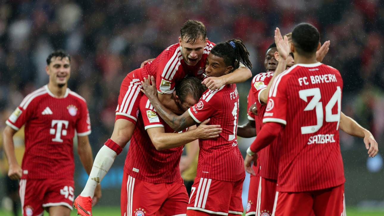 Der FC Bayern hat zum Bundesliga-Start die Muskeln spielen lassen