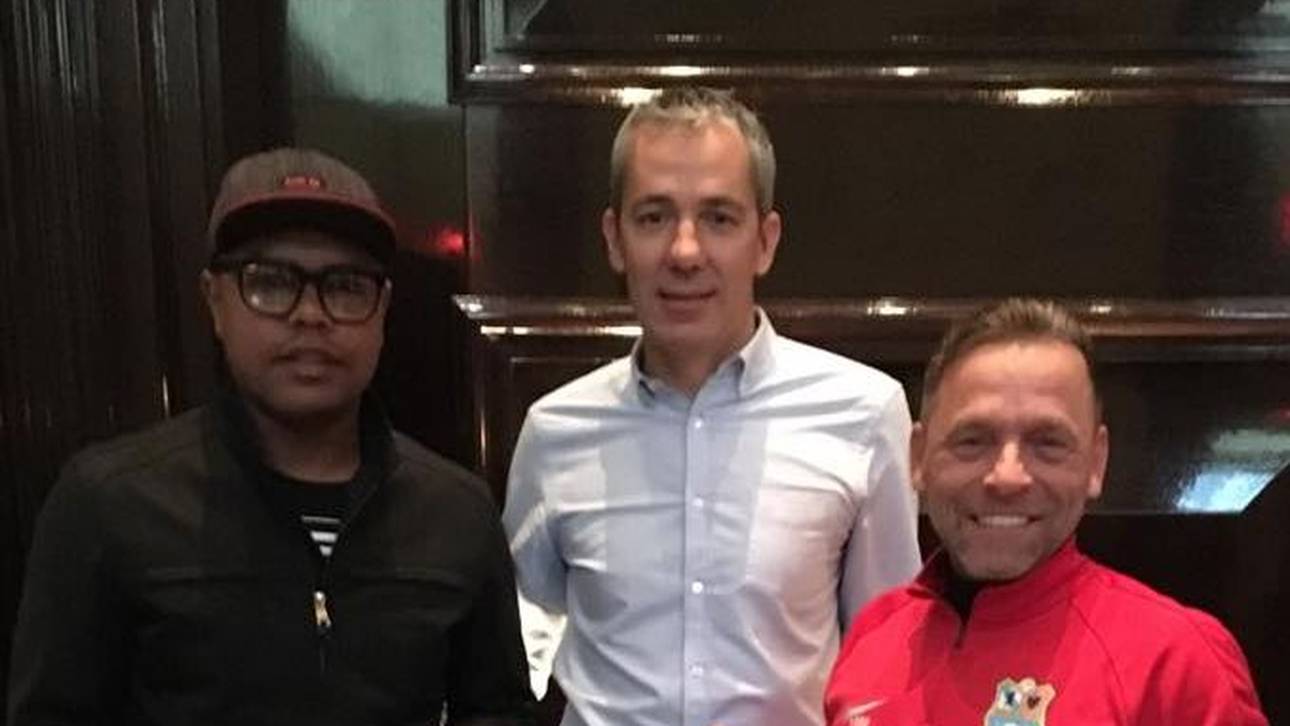 Ronny trainiert bei Häßler-Klub mit