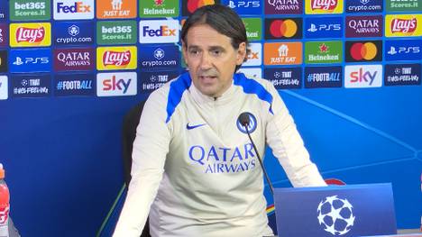 Inter-Trainer Simone Inzaghi über die Qualität des FC Barcelona.  Vor dem Spiel gegen Barcelona äußert Inzaghi seinen Respekt gegenüber Flick und seiner Mannschaft.