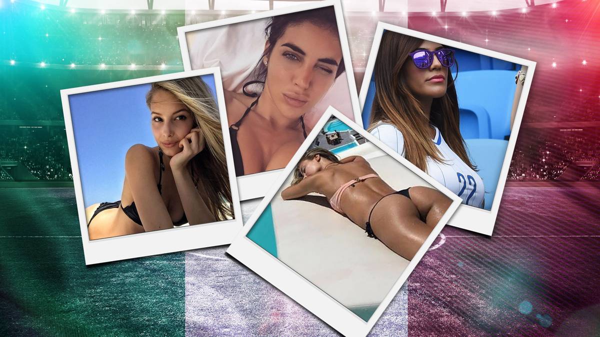 Deutschlands Nationalmannschaft der Spielerfrauen spielt in der ersten Liga des Weltfußballs - aber Italien kann mit Brömmel und Co. locker mithalten. SPORT1 zeigt die Schönheiten der Squadra Azzurra