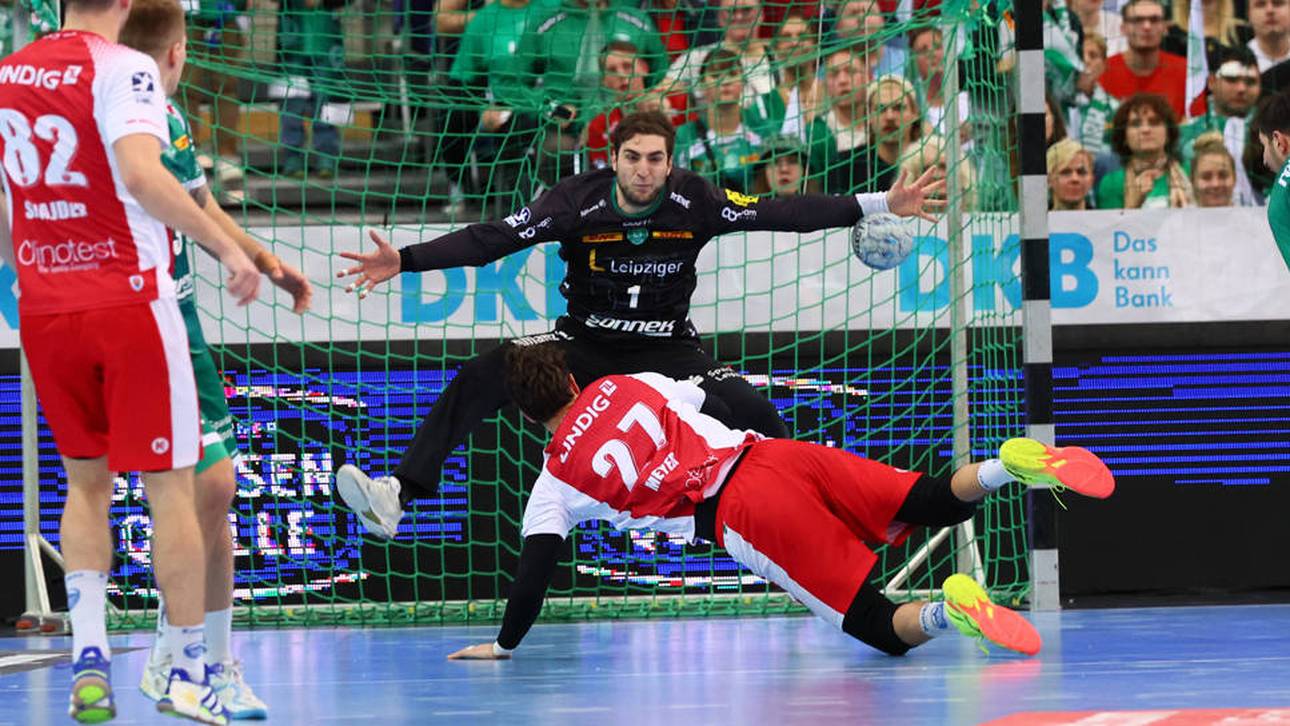 Domenico Ebner im Trikot der SC DHfK Leipzig