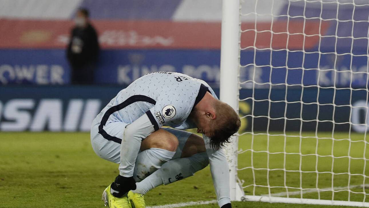 Bitter für den FC Chelsea: Der Treffer von Timo Werner gegen Leicester City zählte nicht