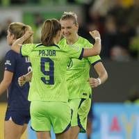 Die Fußballerinnen des VfL Wolfsburg spielen am 23. April und am 1. Mai gegen den FC Arsenal um den Einzug ins Champions-League-Finale.