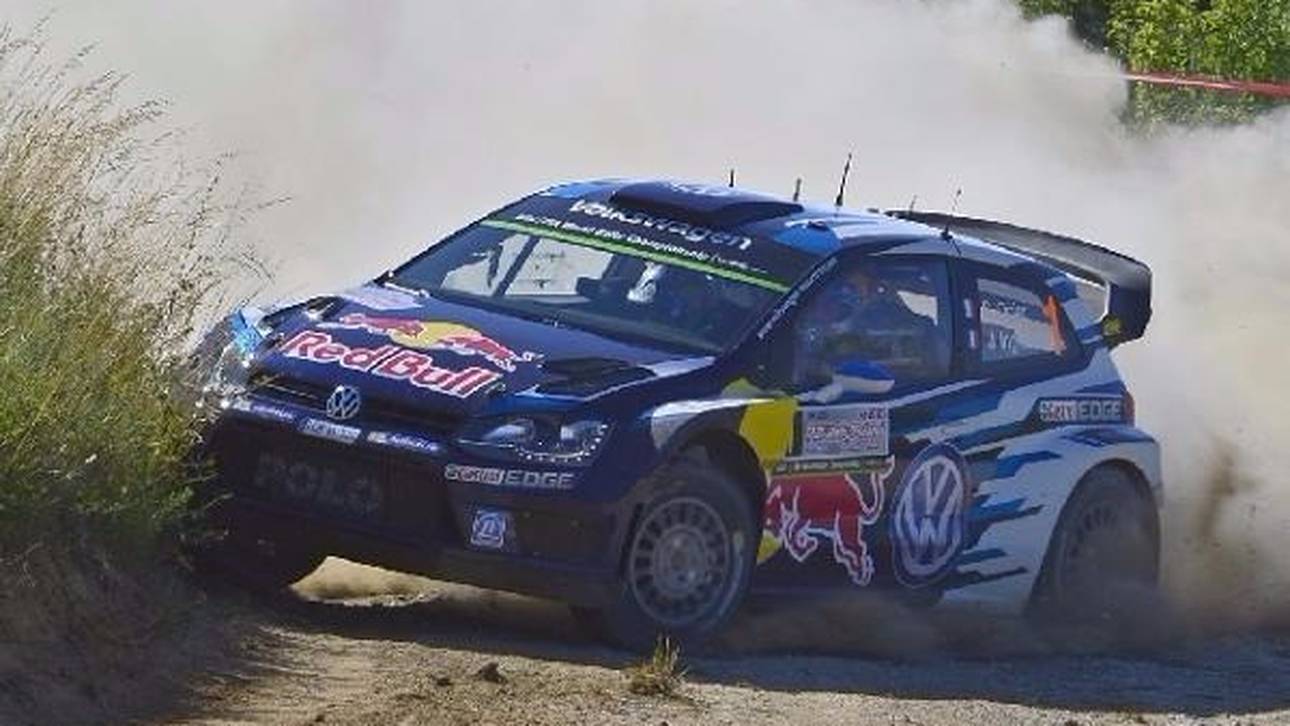 Volkswagen im Shakedown vorn