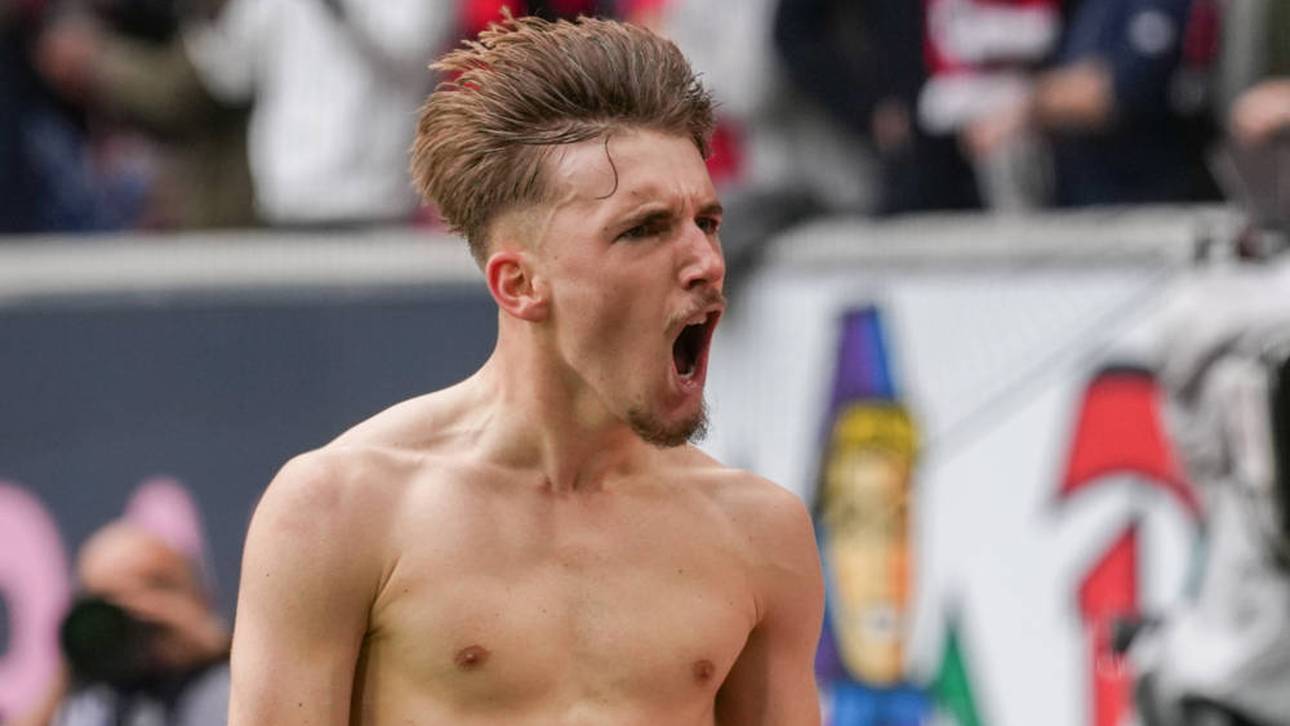 Lennart Karl schrie seine Freude nach dem späten Treffer heraus