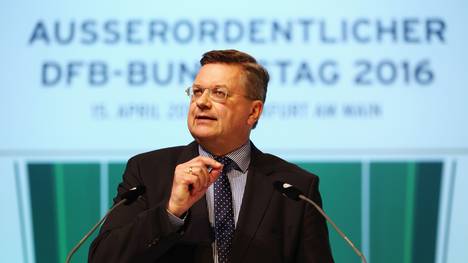 Reinhard Grindel wurde zum 12. Präsidenten des DFB gewählt