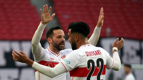 Gonzalo Castro (l.) und Nicolas Gonzalez wollen gegen den FC Augsburg die Revanche schaffen