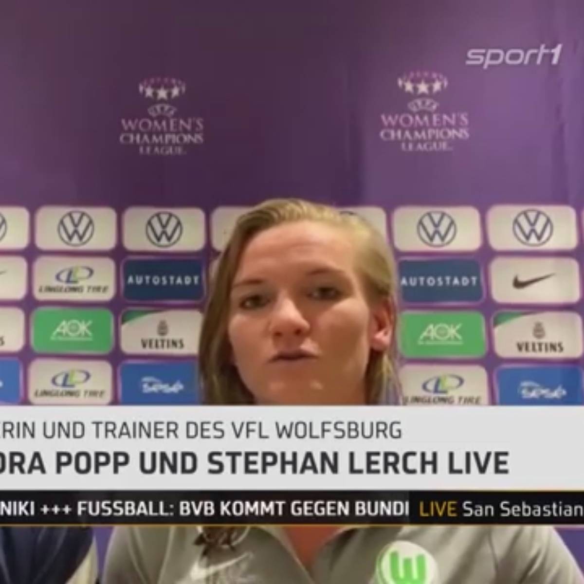 Wolfsburg heiß aufs Triple: Popp und Lerch im SPORT1-Interview