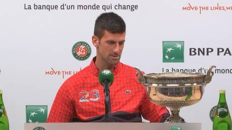 Novak Djokovic gewann im French-Open-Finale gegen Casper Ruud seinen historischen 23. Grand Slam. Der Serbe will trotzdem keine GOAT-Diskussionen aufkommen lassen.