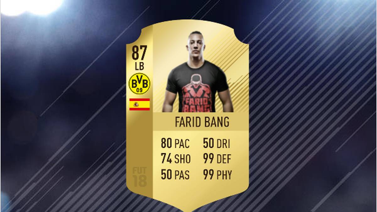 Der Labelchef Banger Musik besetzt die Position des linken Verteidigers, da er alles wegflankt, was ihm in die Quere kommt. Farid Bang lässt auch selbst ab und zu den Ball rollen, so auch bei dem Charity-Turnier „Kicken mit Stars“