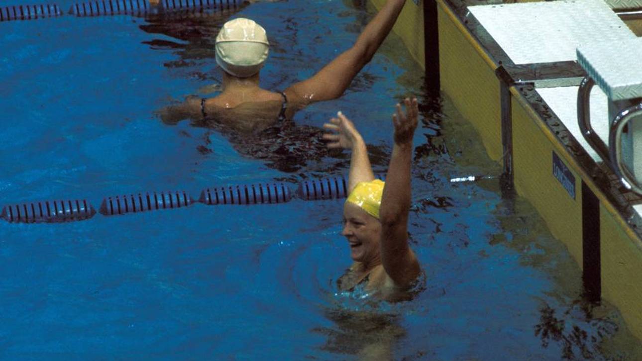 Beverley Whitfield gewann bei den Olympischen Spielen 1972 in München über 200m Brust die Goldmedaille
