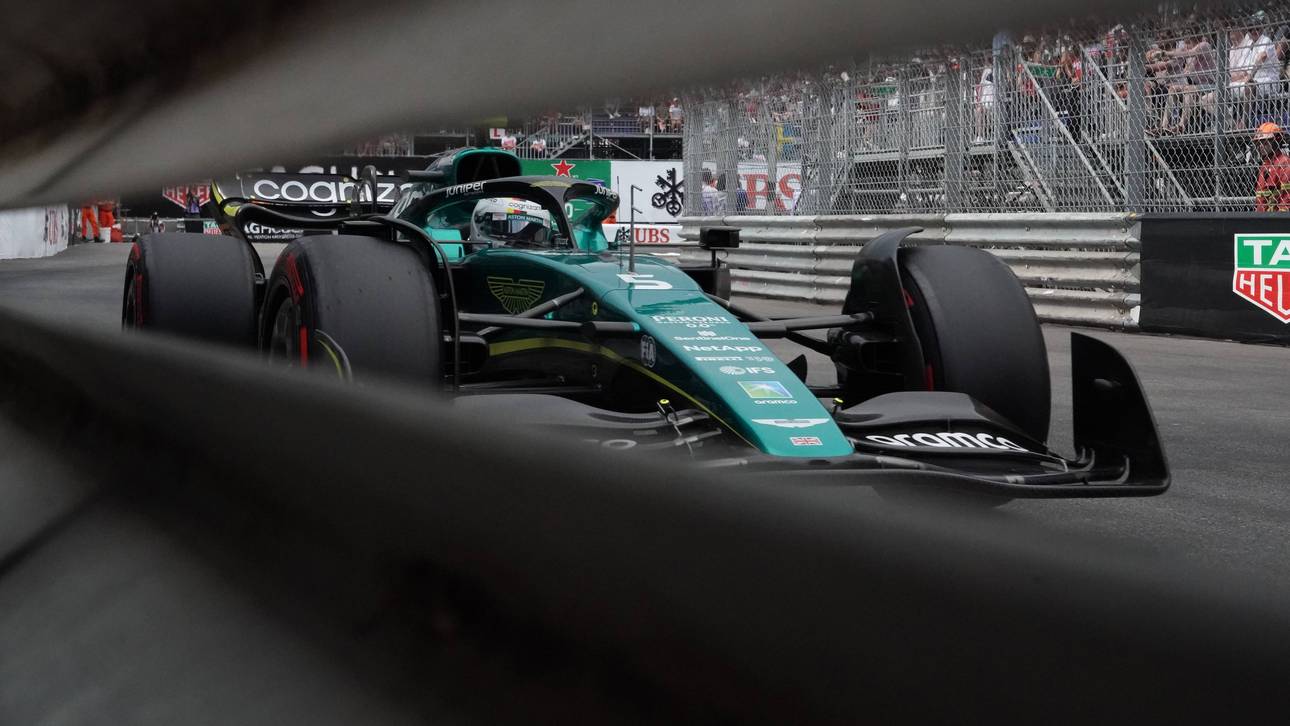 Sebastian Vettel kommt in den engen Häuserschluchten von Monte Carlo gut zurecht