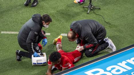 Kingsley Coman wurde in Leverkusen verletzt ausgewechselt