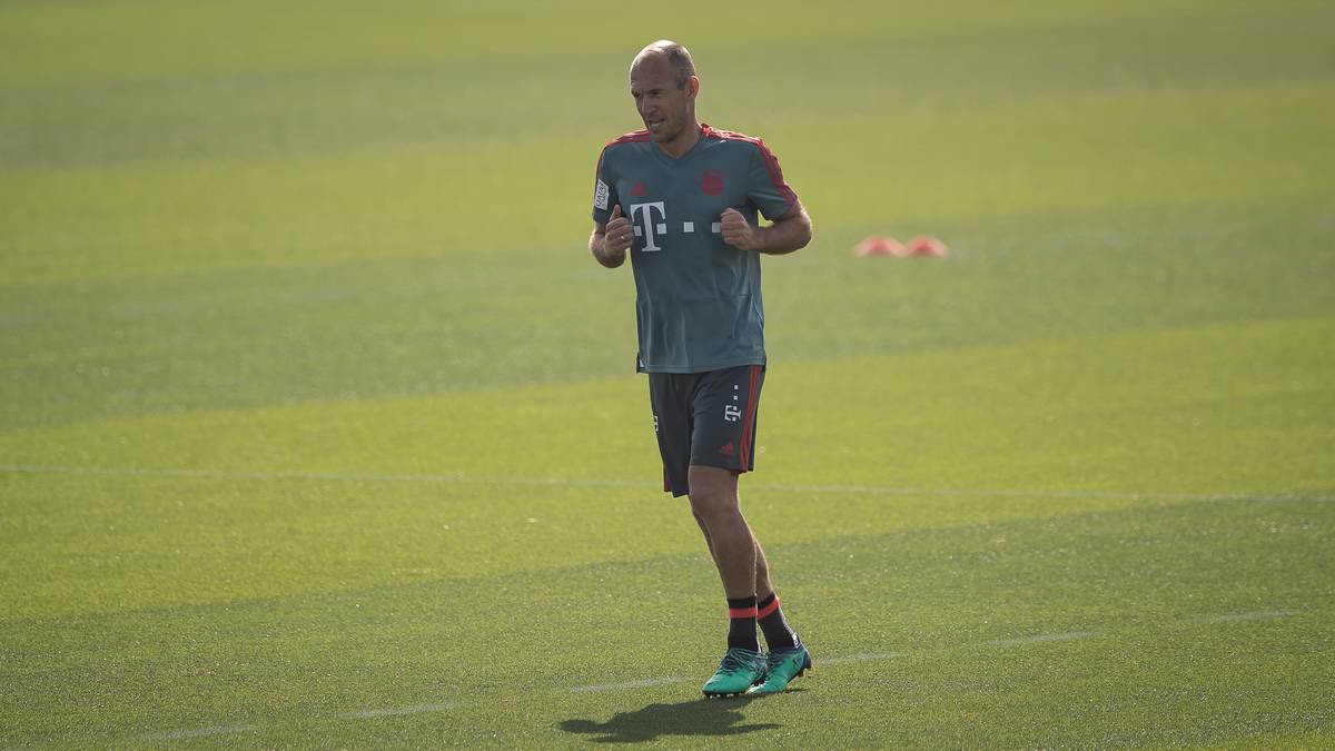 Inzwischen trainiert Robben zumindest wieder individuell