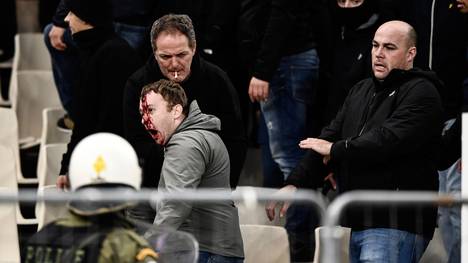 Champions League: Krawalle in Athen nach AEK - Ajax - Neun Verletzte