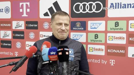 Bayerns Sportvorstand Max Eberl reagiert auf Lothar Matthäus These, dass für Vincent Kompany ein rauer Wind wehen könnte, wenn Thomas Müller bei Inter Mailand nicht von Beginn an aufläuft.