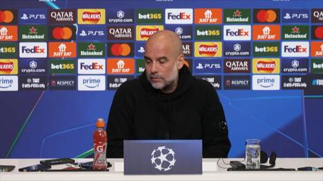 Manchester City trifft in der Königsklasse auf Titelverteidiger Real Madrid - auf der Pressekonferenz vor dem Spiel zeigt sie der Coach so unsicher wie nie. 