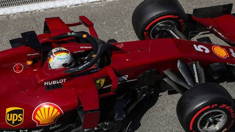 Sebastian Vettel hat auf der Hausstrecke von Ferrari große Probleme