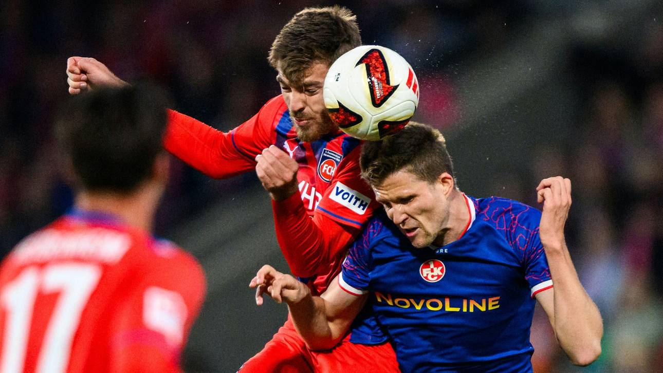 Heidenheim verpasst Sprung auf Platz zwei
